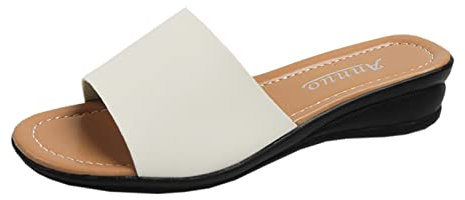 Sandale Femme Sandales Été Confortable Mule Cuir Chaussons Ete Orthopédiques Confort Claquettes Orthopedique D'été Chaussures Pieds Sensibles Femmes Claquette Chaussure Orthopédique Compensées