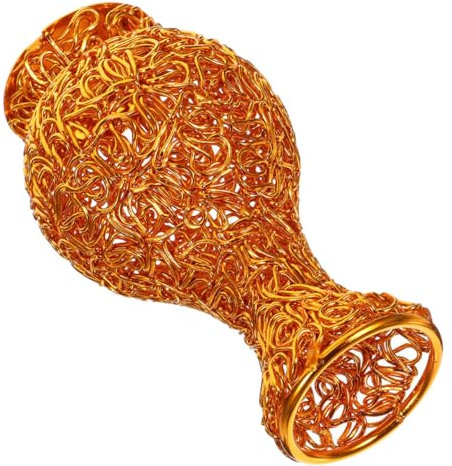 Cabilock Jarrón Decorativo De Metal De Aluminio para Arreglos Plantas Secas Decoración del Hogar Salas De Estar