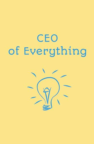 Funny Notebook CEO of Everything, 160 pages Hardcover, 5.5 x 8.x5'' Yellow: Journaling notebook for Work, School, Note Taking