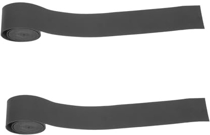 Rutschfeste Klebebänder für Drumsticks, 2 Stück Schwarz aus Pu | Schweißabsorbierend, Leicht Anzubringen und Wechseln, für Percussionisten und Schlagzeuger