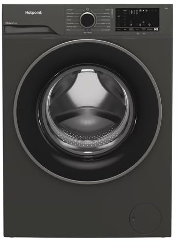 HB 103G CARE UK 10KG Washing Machine 1400 RPM A Rated Freestanding Washer Manhattan Grey Large Capacity Energy Efficient Family Laundry Appliance