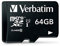 Verbatim MicroSDXC UHS-I 64 Go Classe 10 avec Lecteur de Cartes USB