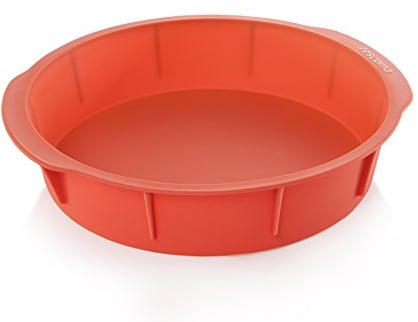 Tescoma 629418 Tortiera Tonda cm26 DELÍCIA Silicone, Rosso