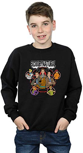 Scoobynatural Boys Characters Star Sweatshirt Black 12-13 years