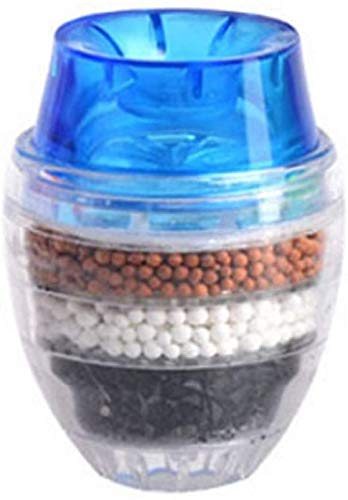 Filtro acqua per rubinetto carbone attivo purificatore cartuccia depuratore accessorio cucina bagno salvaspazio lavello bevitore acqua potabile domestico ricambio igiene pratico casa