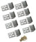 Polstermöbel Federklammern, Feder Clips für Möbel mit 5 Löchern, 8 Stück Sofa Feder Clips Federklammen Sofa Feder Reparatur Set für Sofa,Ersatzteile für Polstermöbel, Couch ersatzteile.