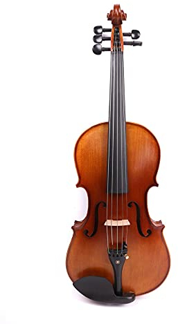 Geige Violine 4/4 5 Saite Handmade Ahorn Top + Fichte Violine + Bogen + Fall + Kolophonium Geige in voller Größe