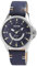 Raptor Semias Herren-Uhr Echt Leder Datum Leuchtzeiger Analog Quarz RA20316 (blau)