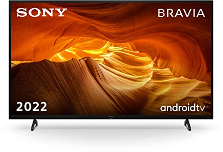 Sony Bravia TV - KD-50X72K: 50 Pouces, TV 4K Ultra HD, LCD, HDR, Smart TV, Modèle 2022, Noir, 50 (Classe énergétique G)
