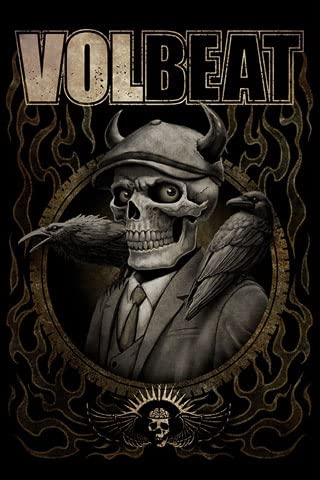 Volbeat - Skeleton - Musik Poster - Größe 61x91,5 cm