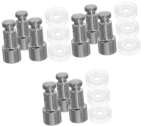 BESTonZON Pressure King 9 Pcs Pressure Cooker Accessories Float Valve Universal Stainless Steel