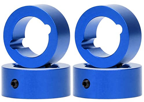 PALUMMA RC Aluminum Joint Cup Reinforced Ring for TRAXXAS 1/5 X-MAXX 6S 8S XRT 8S 17mm Drive Cup Sleeves Protect Ring Upgrade Parts (Blue)