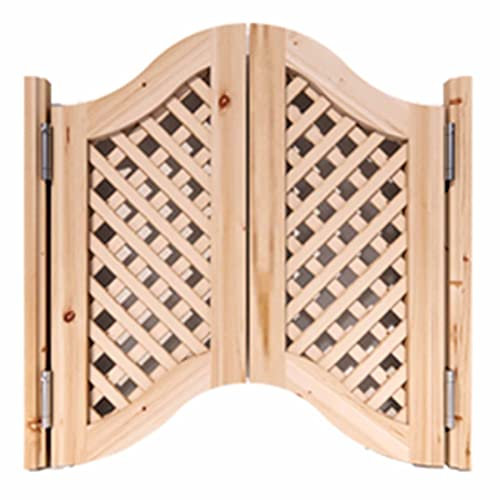 Saloon Cafe Door Saloon Swing Door Westliche Wohnzimmer-Pendeltüren, ausgehöhlte Cafe-Pendeltüren mit Edelstahlscharnieren, Haustürdekoration in halber Größe