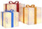 vidaXL Beleuchtete Geschenkboxen 3 STK., Weihnachtsboxen 64 LEDs 8 Modi, Weihnachtsdeko Dekoboxen Weihnachten, Weihnachtsbeleuchtung, Warmweiß
