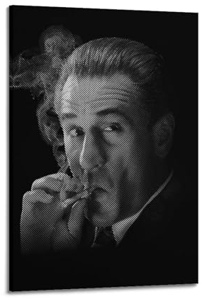 Zweig Poster, Motiv: Schauspieler Robert De Niro, dekoratives Gemälde, Leinwand, Wandposter und Kunstdruck, moderne Familienschlafzimmer-Dekoration, Poster, 50 x 75 cm