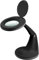 goobay 65578 LED Lupenleuchte/Lupenlampe mit Standfuß/Standlupe mit Licht / 6 W Leistungsaufnahme/Farbtemperatur 6500 K/Lichtstrom 450 lm/Betriebsspannung 230 V (AC) / Schwarz