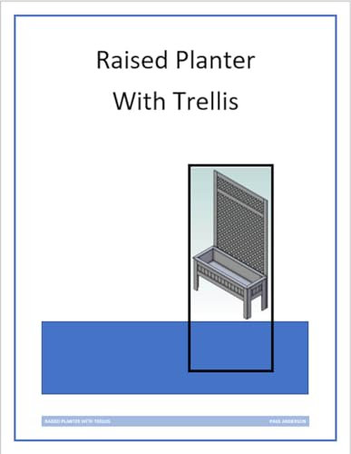 Raised Planter with Trellis