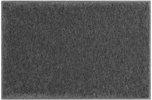 Linea Due Roman Badteppich 60x90cm anthrazit