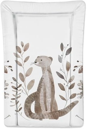 Wickelkommode für Neugeborene, mit erhöhtem Rand, 73 x 46 cm (Clever Otter)