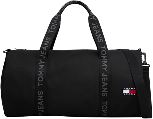 Tommy Jeans Herren Duffle Bag Tasche Daily mit Innentasche, Schwarz (Black), Einheitsgröße
