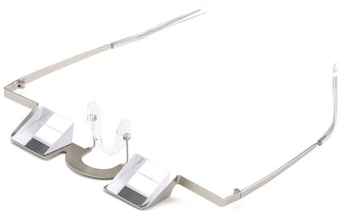 Yianyal Upside Down Goggles | Lazy Lying Down Reading Prism Glasses - High Definition Reading Glasses for Reading or Watching TV While Lying Down