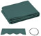 Outsunny Tenda di ricambio per tenda, impermeabile, UPF 50+, per tenda da giardino da 3 x 2,5 m (solo tessuto), verde