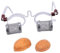 SAFIGLE 1 Pièce Lunettes de Moxibustion pour Yeux Coquille de Noix Appareil de Moxibustion Portable de Lunettes pour la Oculaire et