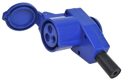 CEE-Winkelkupplung + Schuko Steckdose 16 Ampere IP44