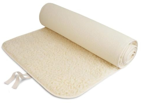 Bausinger Yogamatte Professional 100 x 200 cm, Natur, umsäumt, Bindeband