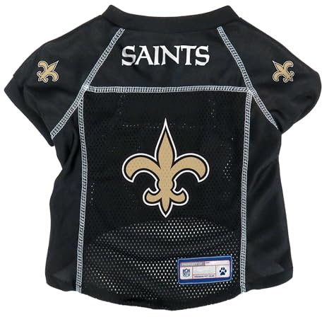 Littlearth Basic Haustiertrikot für Unisex-Erwachsene, NFL New Orleans Saints, Team-Farbe, Größe XL