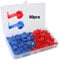 QitinDasen 50Pcs Rápido Empalme Cable Conectores Set, Conectore Rama Empalme Eléctricos, Rápido Terminales de Empalme Crimp Electrical (25Pcs Rojo + 25Pcs Azul)