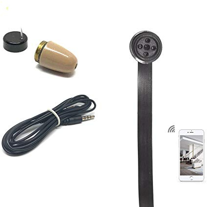 Pinga VIP Pro Mini + Cámara Botón Espía WiFi (Negro) de Pinganillos Ocultos