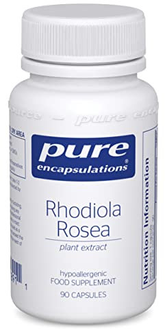 Pure Encapsulations Rhodiola Rosea 100mg - Supplement for Stress Relief & Women's Health - 90 Vegetarian Capsules