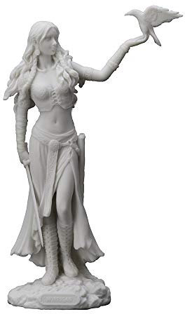 Veronese Design Statue Morrigan Keltische Königin, irische Göttin der Geburt, Schlacht und Tod, 28 cm hoch