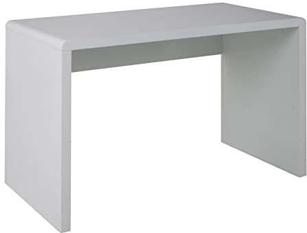 Design Schreibtisch Fast Trade - 120cm - weiß - Hochglanz Bürotisch