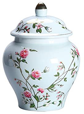 LLDDSS Té Pot Blanco Porcelana Aguantonado Té Organizador Té Caddy Coffee Coffice Caja de Almacenamiento Caramelo Tarro de Especias