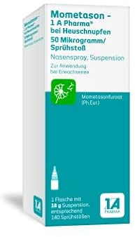 Mometason – 1 A Pharma ® wirkstarkes Nasenspray gegen Heuschnupfen: 140 Sprühstöße