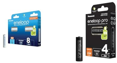 eneloop, AAA/Micro NI-MH Akku, 8er-Pack & pro, AA/Mignon NI-MH Akku, 4er-Pack