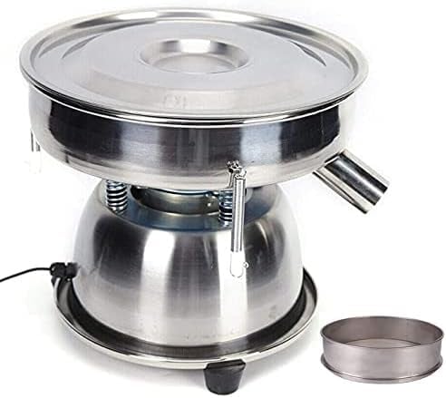 HACSYP tamizador de harina Tamiz de harina eléctrico, tamiz Industrial de Acero Inoxidable for Alimentos, tamiz vibratorio automático, for Polvo/partículas