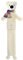 Country Club Novelty Animal 72cm Long 2L Hot Water Bottle (Cream Polar Bear)