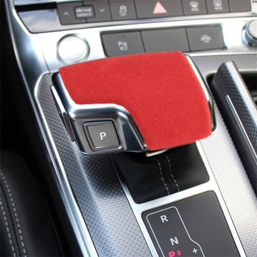 CXOCSOK Auto Schalthebel Passend für Audi A6 2019-2020,Handbuch Automatisch Schaltknauf Auto Schalthebel Innere Zubehör,2