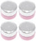 Healeved Lot de 4 flacons en plastique pour vernis à ongles, crème pour les yeux, flacons de colle à ongles, mini pots de lotion, pots de cosmétiques, pots vides pour vernis à ongles, pots
