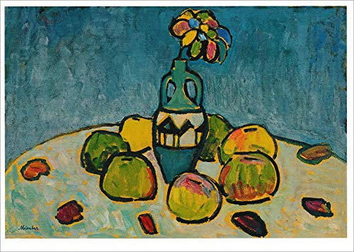 Kunstkarte Gabriele Münter Stillleben Grau