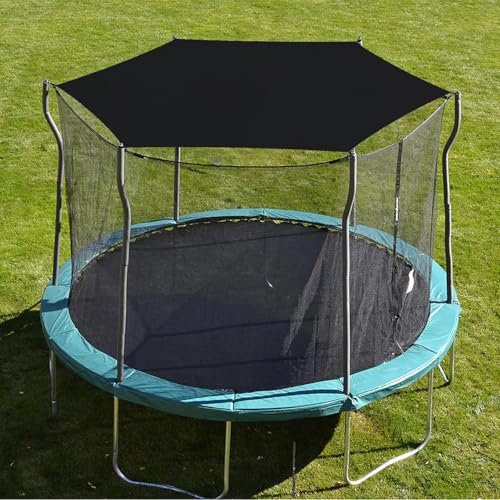 ARSBORUI Housse D'ombrage de Trampoline, Protection Trampoline, Couverture D'ombrage De Trampoline, Toit Pare-Soleil pour Trampoline, Anti-UV & imperméable Accessoires Trampoline (244cm)