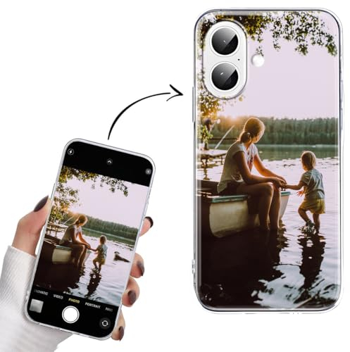 König Design Handyhülle mit Foto für Apple iPhone 16 - Personalisierte Hülle, selber gestalten, mit Bild - Schutzhülle aus weichem TPU Silikon Gel Material