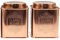BARGAINS-GALORE Small Copper Canisters - Classic, Vintage Design | Tea, Coffee, Sugar Storage | Organisers