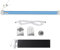 Matter Thread Akku-Rollo-Motor, MT25B wiederaufladbarer motorisierter elektrischer Lampenschirm, Matter-fähige App/Timer/Sprachsteuerung, Solarpanel-Rollschirm-Röhrenmotor für 38-mm-Rohr (ohne