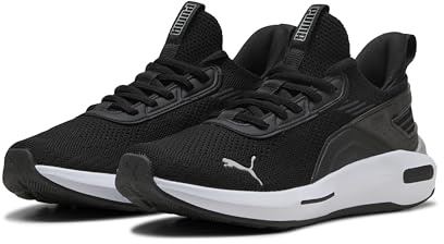 Puma Unisex Softride Enzo 5 Hype Road Running Shoe, Puma Schwarz Puma Weiß Puma Silber, 47 EU