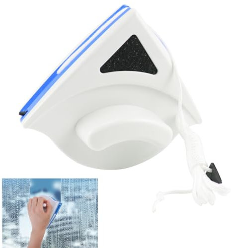 Magnetic Window Cleaner, Double Sided Window Cleaner Magnetic, Adjustable Outside Window Cleaner From Inside, Double Sided Window Cleaning Brush For Single Pane Glass From 3-8 MM