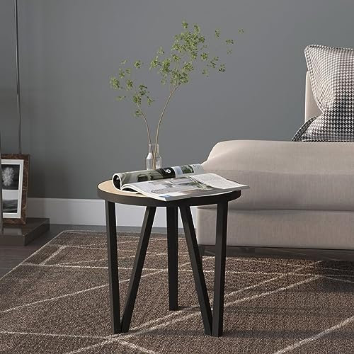 Beistelltisch Sonoma-Eiche Ø35 cm MDF,jiangboyue-331666